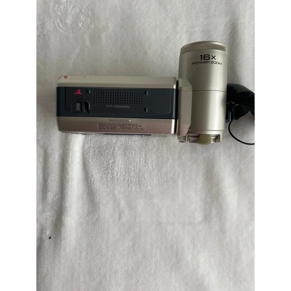 Vintage Sharp Viewcam VL-E630U Camcorder Video Camera Battery Manual Untested